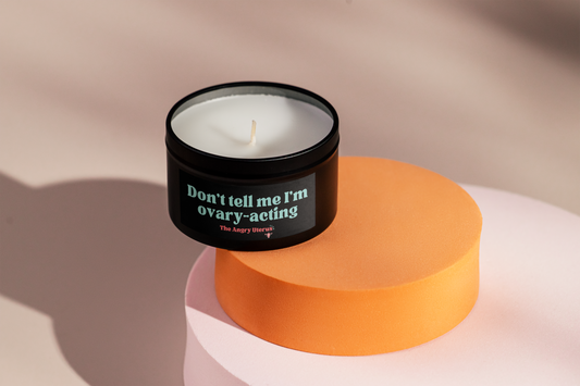 Mini 'ovary-acting' candle